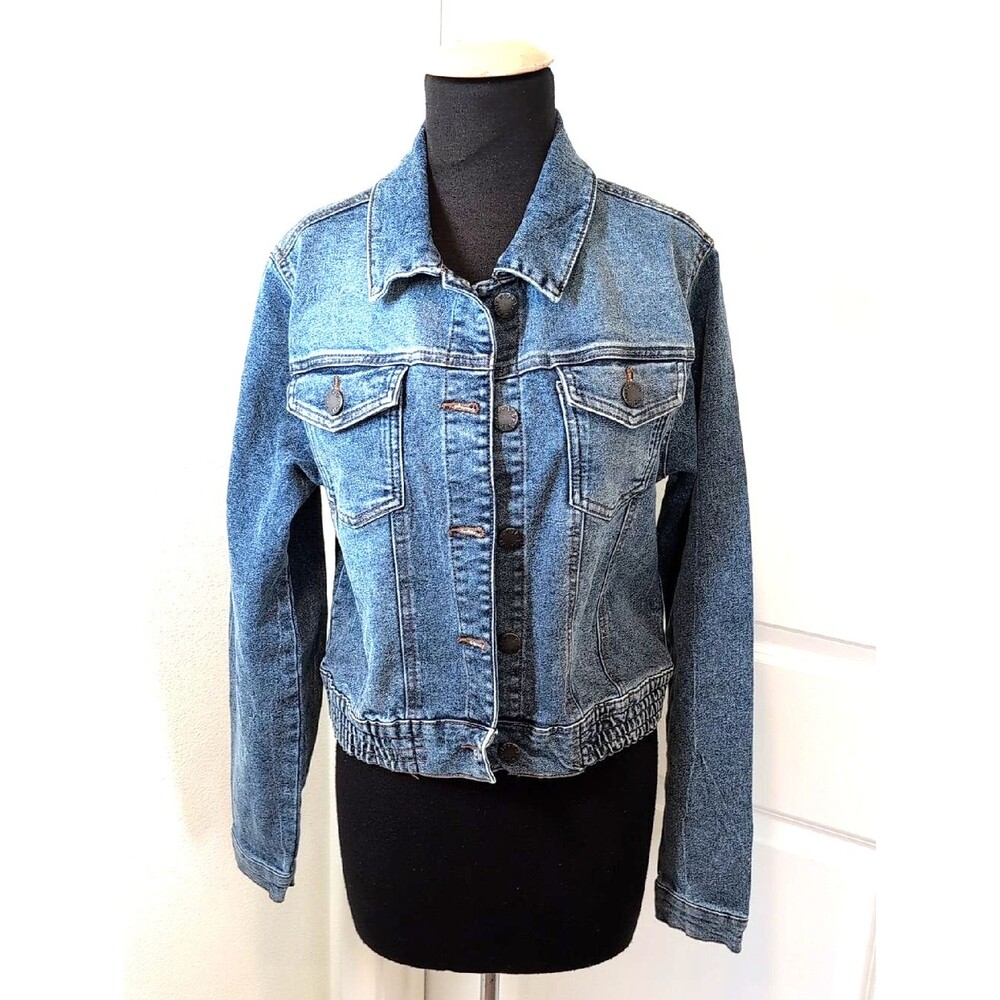 V.i.p Jeans Classic Blue Denim Jacket - Women's Casual Jacket